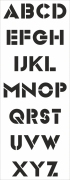Mehrwegschablone Buchstaben 8